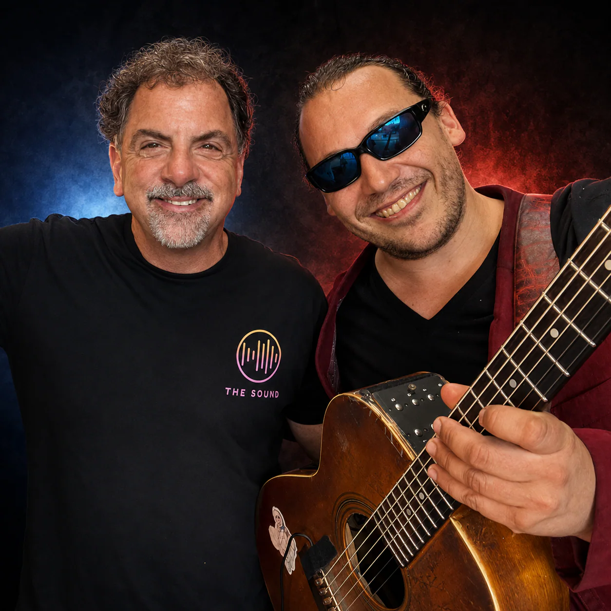 Bobby Rossi and Shaun Hopper smiling together
